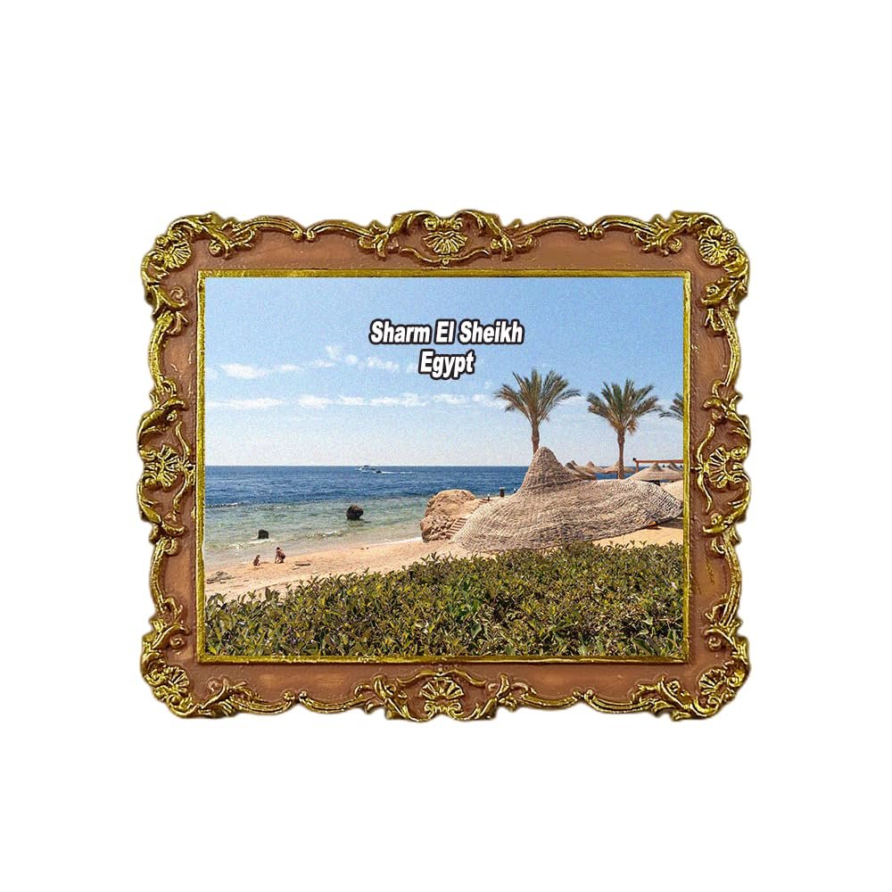 Sharm El Sheikh Egypt Refrigerator Magnet 3D Travel Souvenir Fridge Decoration Magnetic Sticker Craft Collection