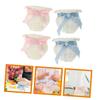 Hohopeti 4pcs Woven Flower Baskets Ribbon Decor Decorative Storage Baskets for Home Organization for Weddings Picnics and Floral Arrangements view 4