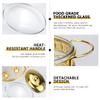 Chafing Dish Buffet Set Stainless Steel Oval Chafing Food Pan with Covers Buffet Servers and Food Warmers for Parties Wedding Outdoor Banquet (Gold 2L view 3