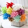 FOSANGPUSHI Bunny Tails Dried Flowers,30Pcs 45cm Natural Bunny Rabbit Tail Grass Real Bouquet Wedding Decoration Pampas Grass Boho Home Decor Purple view 4