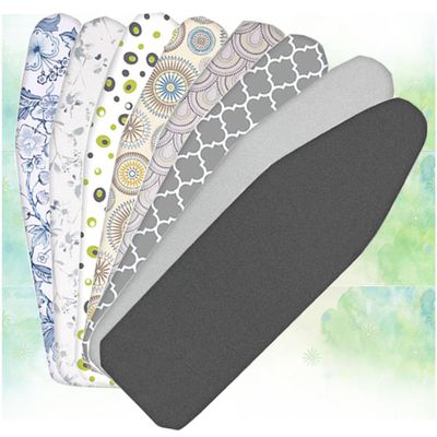 YUANJJ Cotton Ironing Board Cover and pad, Ironing Board Cover with Padding Mesh Cloth and Fastener Straps, 36x13 38x13 43x14 48x15in Ironing Cover Easy Fit (Color : B, Size : 110x35cm/43x14in)