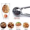 Nutcracker, Nutcracker for Walnuts, Kitchen Tool for Nuts, Funnel Walnut Pliers, Sturdy Nut Crackers Opener Tool Walnuts Pecan Nut (A) view 3