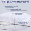 Wellos Standard Pillows Set of 2, Bed Pillows for Sleeping, Down Alternative Pillow with Machine Washable Cover for Back, Stomach or Side Sleepers view 3
