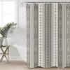 Double Love Boho StripesBathroom Curtain 78 Inch Shower Curtain with Hooks, Waterproof Polyester Bath Curtain Washable Bathtub Curtain Beige Geometric Modern Flower Stripe 36''x 78'' view 1