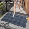 Goasis Lawn Heavy Duty Outdoor & Indoor Welcome Mat for Front Door - Large, Durable, Anti-Slip & Washable, Gray, 3FT X 64FT view 2
