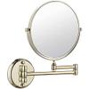 coseclinic Vanity Mirror,Bathroom Mirror Wall Mounted Makeup Mirror 8-Inch Two-Sided Swivel Wall Mounted Mirror Extending Folding Bathroom Shaving Cosmetic Make up Mirror- 3X Magnification (Nick view 1