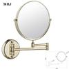 coseclinic Vanity Mirror,Bathroom Mirror Wall Mounted Makeup Mirror 8-Inch Two-Sided Swivel Wall Mounted Mirror Extending Folding Bathroom Shaving Cosmetic Make up Mirror- 3X Magnification (Nick view 2
