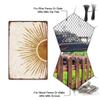 SUPERDANT Bohemian Sun Tin Sign Boho Style Metal Tin Signs Glittering Sun Funny Wall Art Painting Metal Poster Decor for Bedroom Living Room Playroom Library Cafe Bar Home view 4