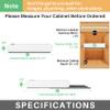 Kitstorack Pull out Cabinet Organizer, Expandable(12"-20") Heavy Duty Slide out Drawers Fixed with Adhesive Nano Film for Pots, Roll out Shelf Storage for Kitchen Base Cabinet Organization(White) view 2