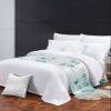 Teal Green Floral Bed Runner for Full/Queen Bed, Bedspread Protector Slipcover Bed Scarf for Foot Bed Runners & Scarves for Bedroom Hotel Wedding 83x20 Spring Summer Country Flowers Ombre Green Rustic view 2