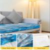 Blue Ocean Sofa Couch Cushion Covers Washable, Removable Stretchable Sectional Couch Covers Slipcovers for L & T Shape Sofa Furniture Protector S Size 3 pcs Summer Tropical Beach Seaside Coastal Wave view 4