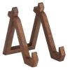 lamphle Item Display Rack Dish Tea Cake Display Stand Decorative Anti-Skid Wooden Plate Holder Home Office Desktop Picture Frame Photo Stand Decorative Picture Frame Photo Stand Ebony view 1