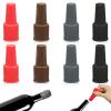 8Pcs Silicone Wine Stopper for Wine Bottles, Reusable Sparkling Wine Bottle Stopper, Silicone Wine Seal Stopper, Wine Bottle Cover Caps to Keep Wine Fresh, Beer Champagne Stopper Home Use(4 Colors) view 1