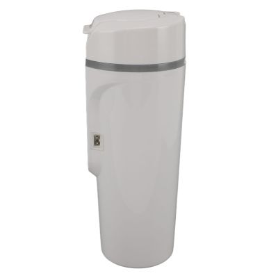 Car Electric Kettle, Stainless Steel 96W Screen Display 12V 24V Car Heating Cup for Car Use (White)