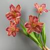HXSCOO Wedding Artificial Flower Large Flower Tulip Wedding Set Hand Holding Flower Open Tulip (Color : Deep Purple) view 2