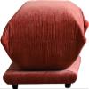JACH Mid-Century Comfy Ottoman, Chenille Sofa Footrest Couch with Thick Cushion, 26" Foot Stool Furniture for Small Spaces Living Room Bedroom Office Apartment, Red view 1