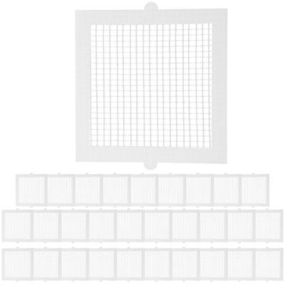 Disposable Hair Drain Catcher 30Pcs Shower Hair Drain Catcher Disposable Shower Drain Hair Catcher5X5'' Hair Catcher Shower Drain Anti-Clogging Mesh Shower Drain Screen Filter Disposable Hair Catcher