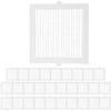 Disposable Hair Drain Catcher 30Pcs Shower Hair Drain Catcher Disposable Shower Drain Hair Catcher5X5'' Hair Catcher Shower Drain Anti-Clogging Mesh Shower Drain Screen Filter Disposable Hair Catcher view 1