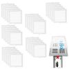 Disposable Hair Drain Catcher 30Pcs Shower Hair Drain Catcher Disposable Shower Drain Hair Catcher5X5'' Hair Catcher Shower Drain Anti-Clogging Mesh Shower Drain Screen Filter Disposable Hair Catcher view 3