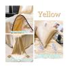 XHCTNN King Ice Silk Sheets Queen - Silky Soft Satin Cooling Comforter Full Size Air Conditioning Quilt Bedding Set 1 Right Angle Sheets + 1 Quilt + 2 Pillowcases(F,200 * 230cm) view 3