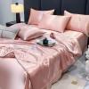 XHCTNN King Ice Silk Sheets Queen - Silky Soft Satin Cooling Comforter Full Size Air Conditioning Quilt Bedding Set 1 Right Angle Sheets + 1 Quilt + 2 Pillowcases(E-4Pcs,180 * 220cm) view 1