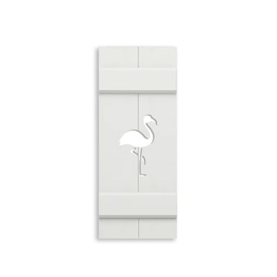 Exterior Shutter, Flamingo Board and Batten, Florida Shutter, Sold Individually (Width: 14.5, Height: 30)