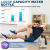 Hydrogen Water Bottle, 50.7oz/1.5L Large Hydrogen Water Bottle Generator, 1.5L Ion Water Bottle Improve Water Quality in 3 Minutes, Water Ionizer Machine Suitable for Travel and fitness Drinking(Grey) view 3
