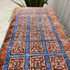 EASTERNRUGARTS Upholstered Ottoman Bench for Livingroom Entryway Bedroom, Wood Ethnic Boho Farmhouse Kitchen Dining Bench, Animal Print Rug Footstool Ottoman (Era-Pzrk101, 18x18x43) view 4
