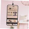 JOINPAYA Hanging Jewelry Organizer Bag Multi-functional Felt Display Stand for Necklaces Earrings Bracelets and Hair Accessories Portable and Stylish Storage for Travel and Home Use view 2