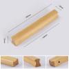 Solid wood cupboard handle,wooden knobs, Kitchen Drawer Wardrobe Cupboard Knobs, Dresser Wardrobe Cupboard Drawer Knobs Pulls Handles, Bow Shaped Handle (Total Length 160Mm)/Distance 50Mm ( Size : Tot view 3