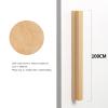 Solid wood cupboard handle,wooden knobs, Wood Bow Handles Drawer Pull Handleswooden Wood Pull Handles Beige for Dresser Drawer WardrobeWardrobe Cupboard Closet Pull (Length 160Mm)/Length 130Mm ( Color view 2