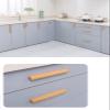 Solid wood cupboard handle,wooden knobs, Wood Bow Handles Drawer Pull Handleswooden Wood Pull Handles Beige for Dresser Drawer WardrobeWardrobe Cupboard Closet Pull (Length 160Mm)/Length 130Mm ( Color view 3