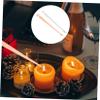 STOBOK 2pcs Portable Candle Wick Dipper Snuffer Stainless Steel for Scented Aromatherapy Jar Tea Light view 3