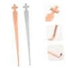 STOBOK 2pcs Portable Candle Wick Dipper Snuffer Stainless Steel for Scented Aromatherapy Jar Tea Light view 4
