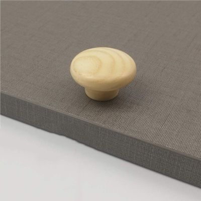 Solid wood cupboard handle,wooden knobs, Handles Solid Closet FurBow Pull Wood Knobs for Kitchen Bathroom Bedroom Dresser Drawer Wardrobe Cupboard,Screw Fixing,Pre-drilled Hole(oakHole Center 96mm) (