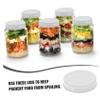 RORPOIR 20pcs Tinplate Lid for Canning Jar Wide Mouth Jar Lids Leak Storage Easy to Open view 4