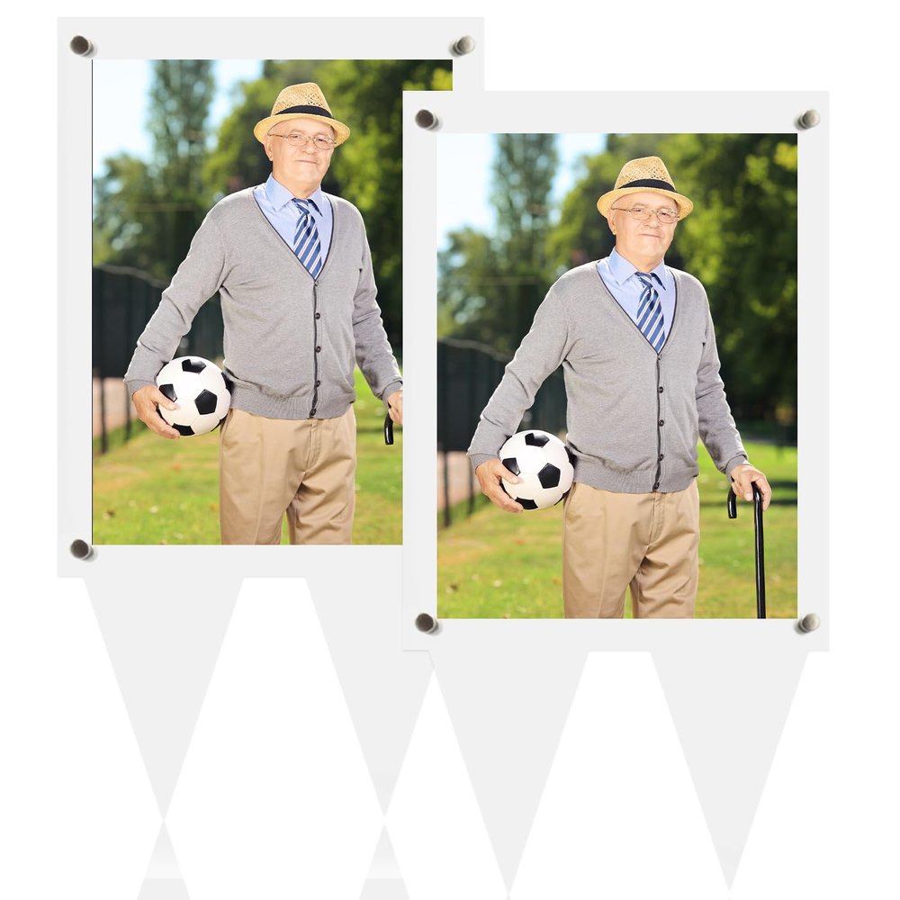 Tikitup 5x7 Grave Waterproof Photo Frame,Decorationfor Cemetery,Memorial Gifts, Sympathy Gift,Pet Photo FrameCemetery Decorations (2 PCS)