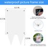 Tikitup 5x7 Grave Waterproof Photo Frame,Decorationfor Cemetery,Memorial Gifts, Sympathy Gift,Pet Photo FrameCemetery Decorations (2 PCS) view 2