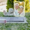 Tikitup 5x7 Grave Waterproof Photo Frame,Decorationfor Cemetery,Memorial Gifts, Sympathy Gift,Pet Photo FrameCemetery Decorations (2 PCS) view 3