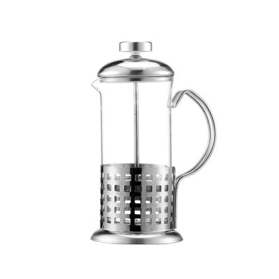 ulafbwur 304 Stainless Steel Coffee Pot Home Kitchen 350ml Maker Filter Press with Anti-Scald Handle Portable A