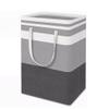 Nachukan 2PCS Large Canvas Laundry Basket - Multifunctional Storage Bin for Clothes, Durable Hamper for Home & Dormitory Use view 1