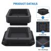 ANNKUT Furniture Risers 1 InchBed Risers Heavy DutyDesk Risers for Chair and Table Legs Elevation Bed Lifts Risers (4 Pack, Black) view 3