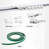 Homesupplier Smart Curtain System: WiFi Control, Heavy Duty, Compatible with Alexa and Google Home, Adjustable Length, Ceiling/Wall Mounting (0-120") view 2