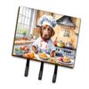 Caroline's Treasures Chesapeake Bay Retriever The Chef Leash or Key Holder Wall Hooks, Key Hooks Holder, Coat Rack Wall Mount, Coat Hooks, Hooks for Hanging Keys, Towels, Aprons, Leashes view 1