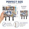 Caroline's Treasures Siberian Husky The Chef Leash or Key Holder Wall Hooks, Key Hooks Holder, Coat Rack Wall Mount, Coat Hooks, Hooks for Hanging Keys, Towels, Aprons, Leashes view 2