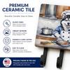 Caroline's Treasures Siberian Husky The Chef Leash or Key Holder Wall Hooks, Key Hooks Holder, Coat Rack Wall Mount, Coat Hooks, Hooks for Hanging Keys, Towels, Aprons, Leashes view 3