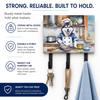 Caroline's Treasures Siberian Husky The Chef Leash or Key Holder Wall Hooks, Key Hooks Holder, Coat Rack Wall Mount, Coat Hooks, Hooks for Hanging Keys, Towels, Aprons, Leashes view 4