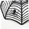 MAGICLULU Spider Candies Basket Spider Web Halloween Candy Bowl Plastic Spider Web Storage Basket for Home Party view 4