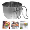 Zerodeko Stainless Steel Sink Drain Basket Easy to Clean Space-saving for Fruits Vegetables view 3