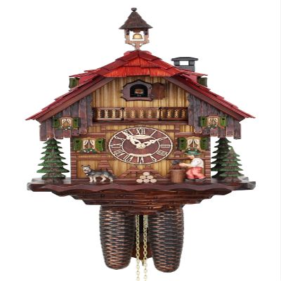 HerrZeit by Adolf Herr Cuckoo Clock - The Busy Wood Chopper